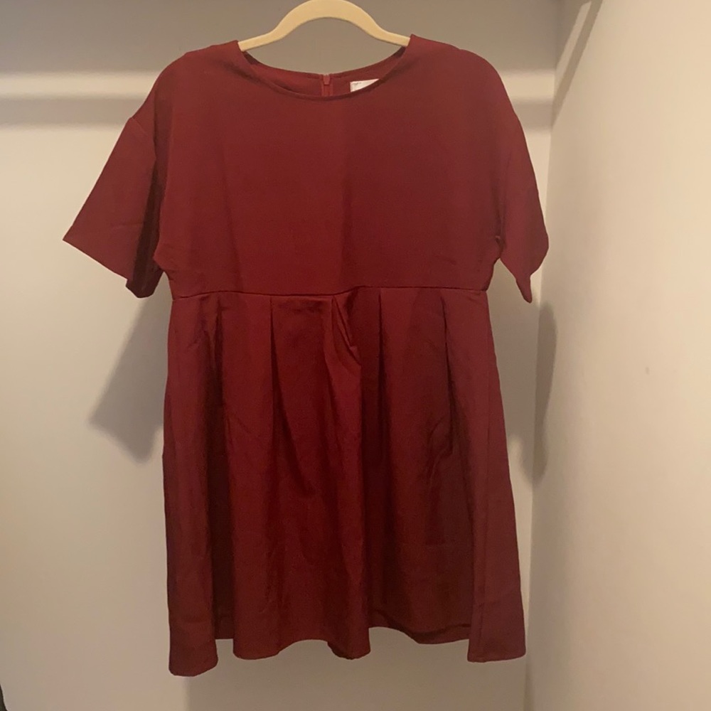 red dress